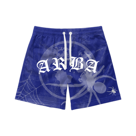 ARBA STUDIOS MESH SHORTS BLUE